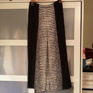 Bcbg maxazria maxi split open skirt